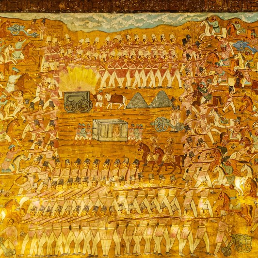 First Anglo-Mysore war - mural